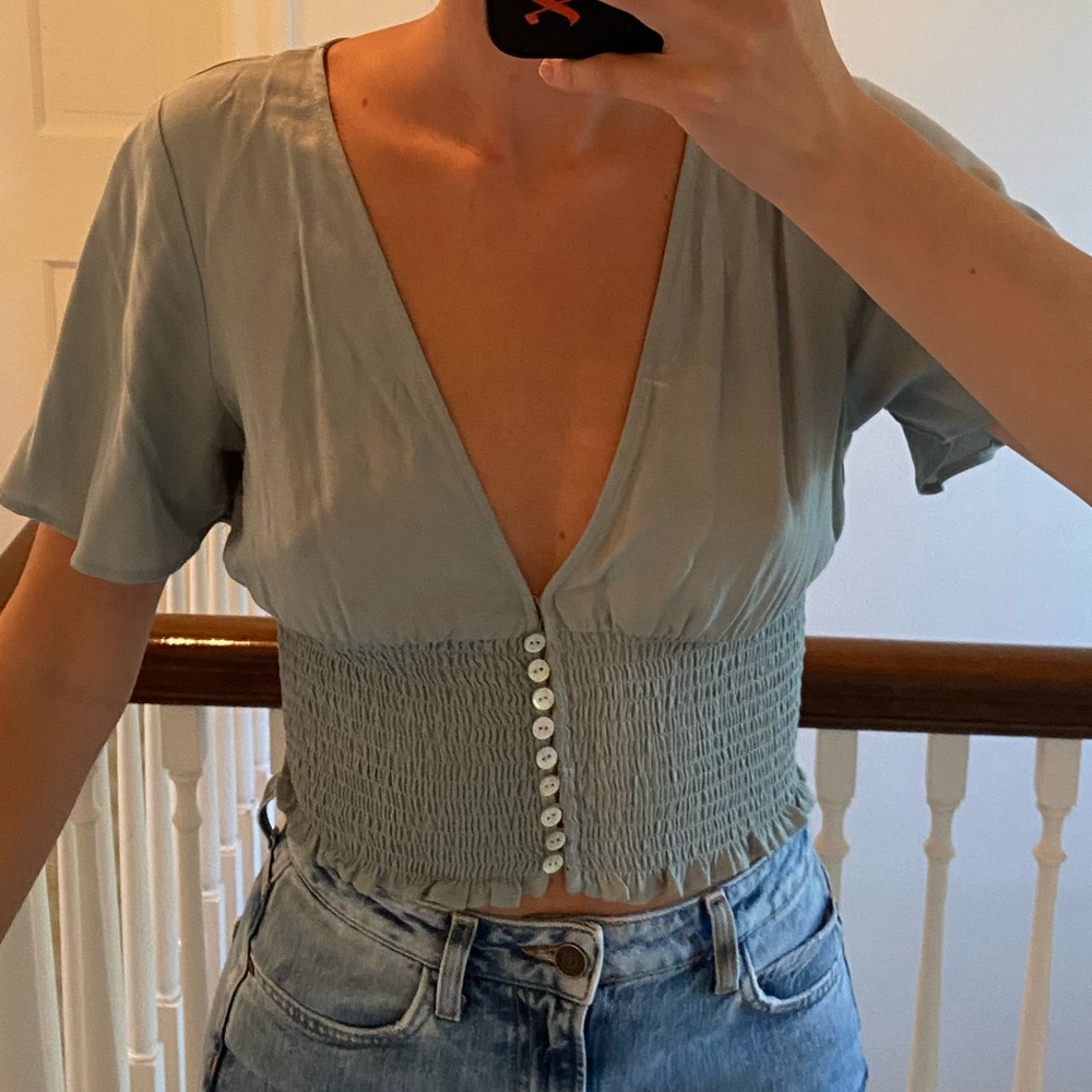 Cropped blouse